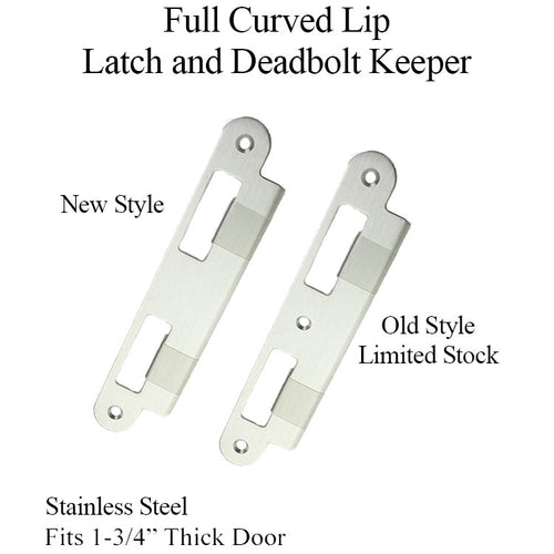Latch & Deadbolt Strike Plate, 45mm, 1-3/4