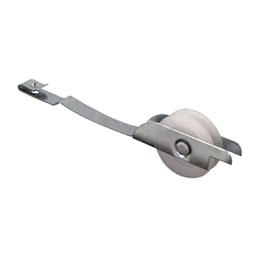 Straight Spring Tension Roller with 1 Inch Wheel for Sliding Screen Door - Choose Wheel Material