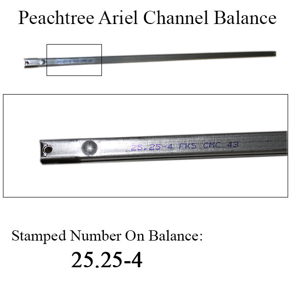 Peachtree Ariel 25-1/4-4 Channel Balance 3660 Non-Tilt Window - Peachtree Ariel 25-1/4-4 Channel Balance 3660 Non-Tilt Window