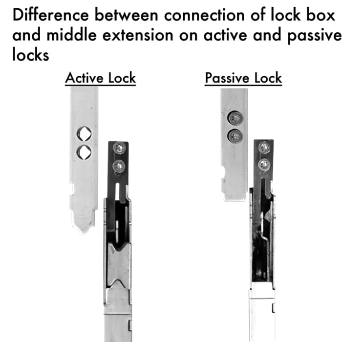 16mm P2000 Passive Upper Assembly, Doors 69 - 82.5 - 16mm P2000 Passive Upper Assembly, Doors 69 - 82.5