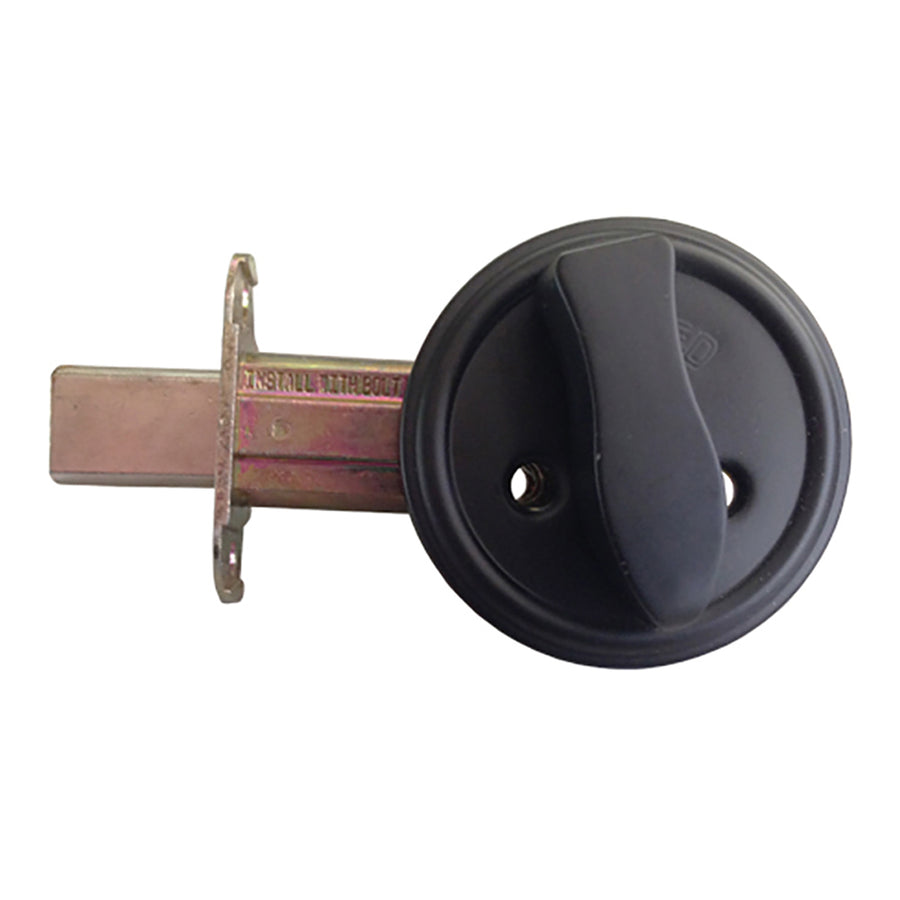 Weslock One-Sided Deadbolt with Thumb-turn Oil Rubbed Bronze - Weslock One-Sided Deadbolt with Thumb-turn Oil Rubbed Bronze