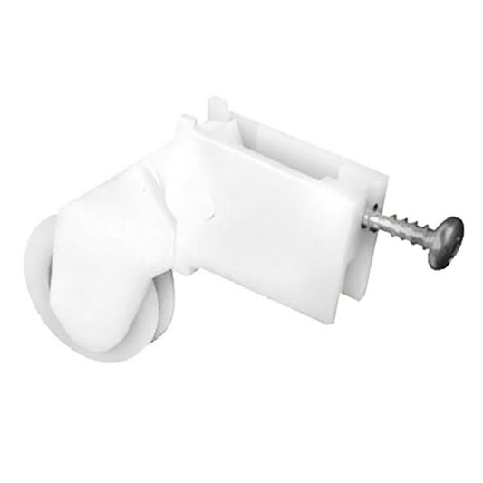 Roller Assembly with 1 Inch Nylon Wheel and Adjustment Screw for Sliding Screen Door
