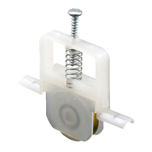 Roller Assembly with 1 Inch Wheel for Sliding Screen Door - Choose Wheel Material