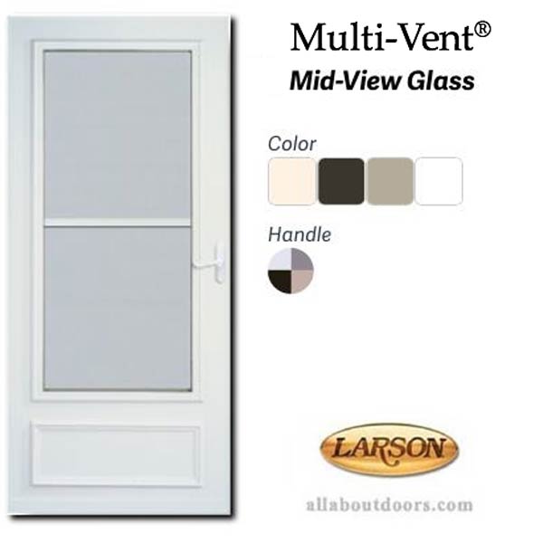 Larson Life Core Multi Vent Screen Door - Larson Life Core Multi Vent Screen Door