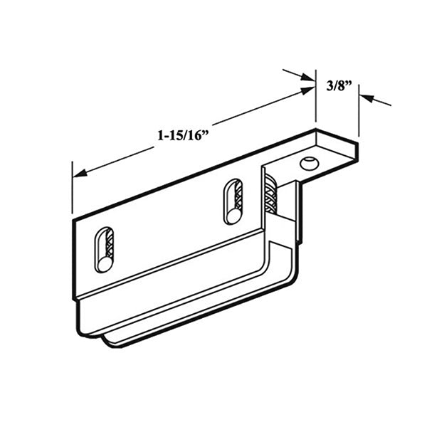 Bottom Guide for Sliding Screen Door - Bottom Guide for Sliding Screen Door