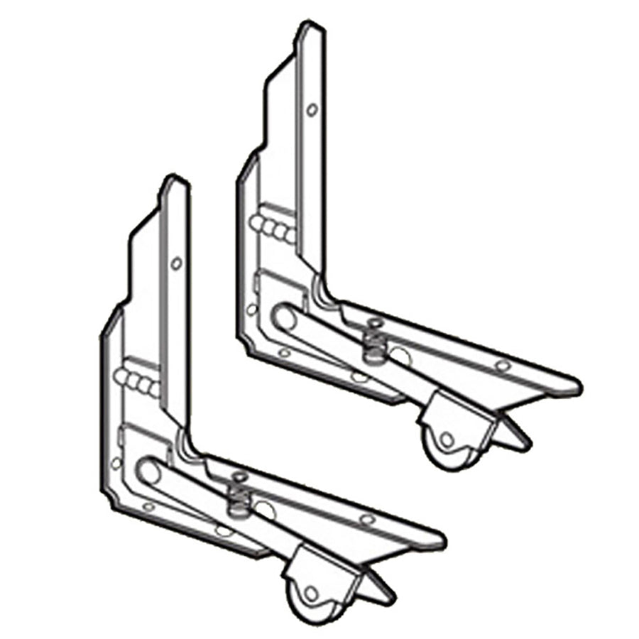 DISCONTINUED Right & Left Corner Insert Roller Assembly w/ 1 in Nylon Wheel for Sliding Screen Door - DISCONTINUED Right & Left Corner Insert Roller Assembly w/ 1 in Nylon Wheel for Sliding Screen Door