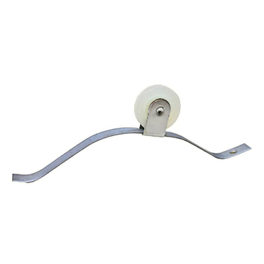 Center Mount Spring Tension Roller Assembly with 1 Inch Nylon Wheel for Sliding Screen Door
