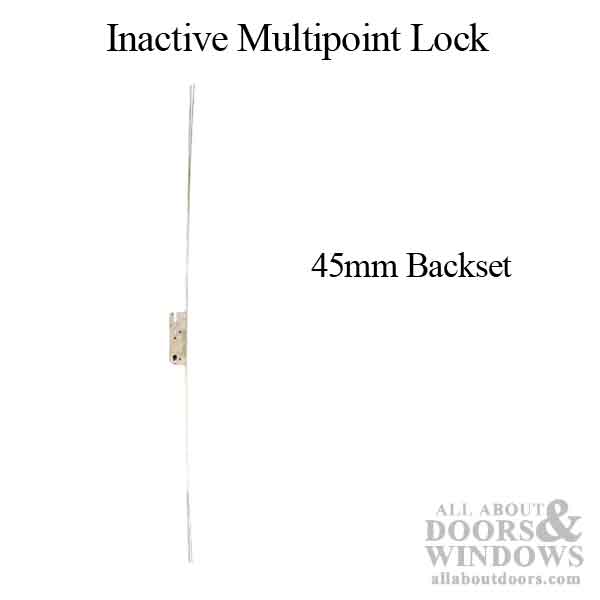 Inactive 45/92 Europa  Multipoint Lock for Passive Doors - Silver Ferguard - Inactive 45/92 Europa  Multipoint Lock for Passive Doors - Silver Ferguard