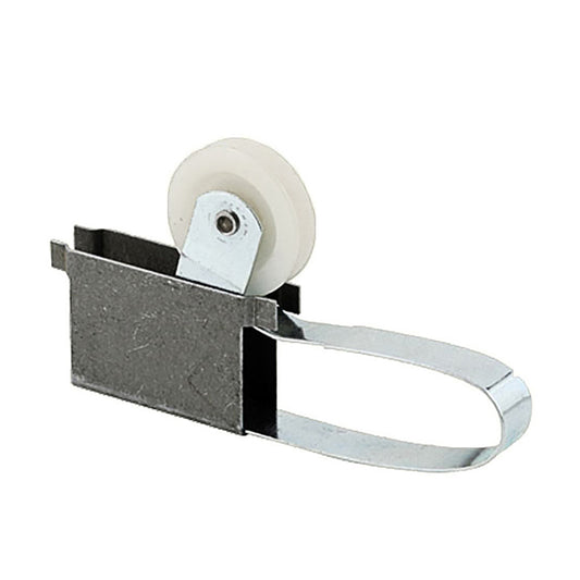 Top Mount Spring Tension Roller Assembly with 1 Inch Nylon Wheel for Sliding Screen Door