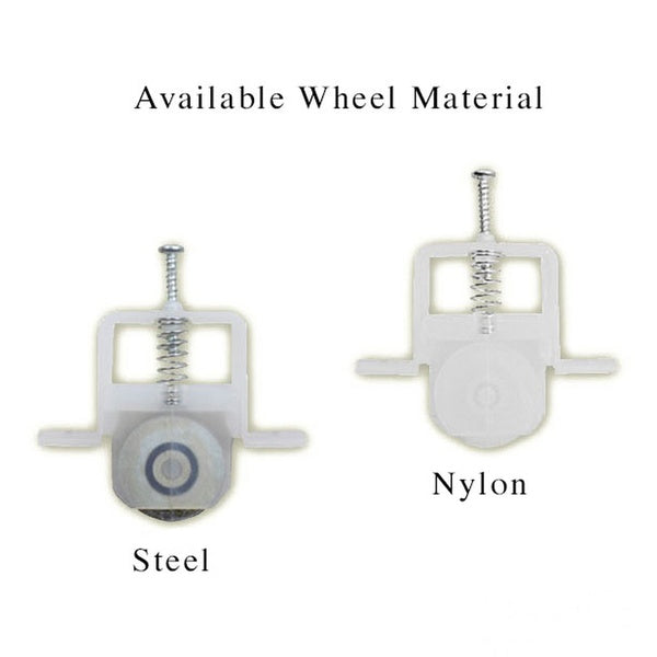 Roller Assembly with 1 Inch Wheel for Sliding Screen Door - Choose Wheel Material - Roller Assembly with 1 Inch Wheel for Sliding Screen Door - Choose Wheel Material