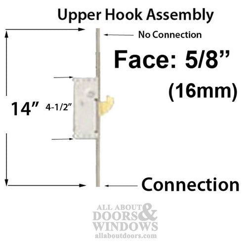 16mm P2000 Active Upper Rhino Hook, Shootbolt Attached (14 length) - 16mm P2000 Active Upper Rhino Hook, Shootbolt Attached (14 length)