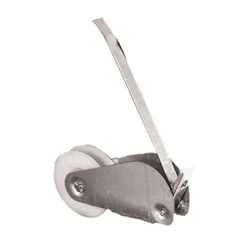 Straight Spring Tension Roller Assembly with 1-1/4 Inch Nylon Wheel for Sliding Screen Door - Straight Spring Tension Roller Assembly with 1-1/4 Inch Nylon Wheel for Sliding Screen Door