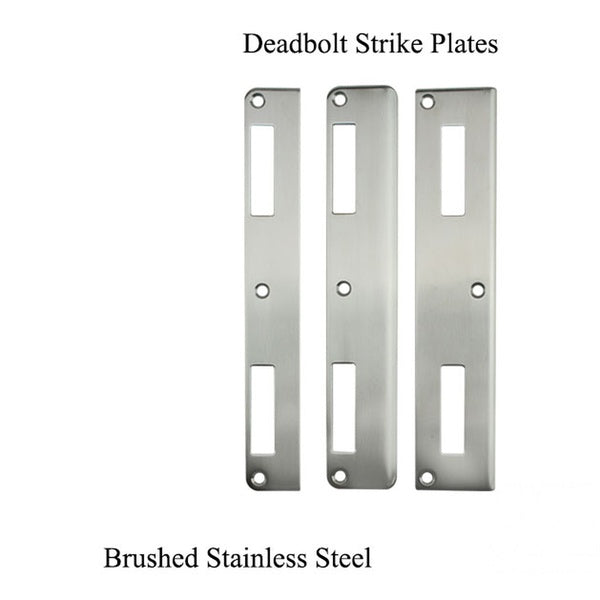 P3000 Active Latch and Deadbolt, Curved Lip Strike Plate - P3000 Active Latch and Deadbolt, Curved Lip Strike Plate