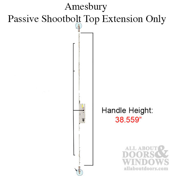 20mm P2000 Passive Shootbolt w/Rhino Hook Receptacle   (35-15/16 length),  76-1/4