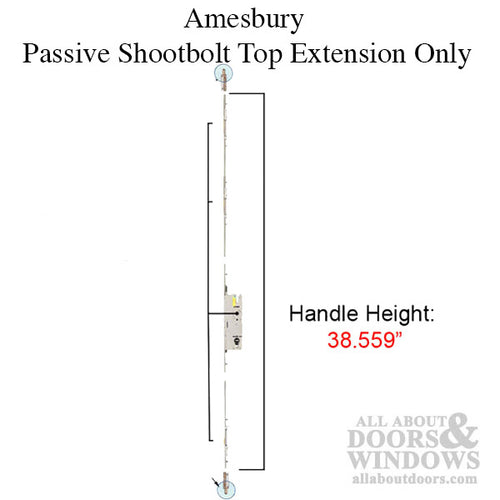 20mm P2000 Passive Shootbolt w/Rhino Hook Receptacle   (35-15/16 length),  76-1/4