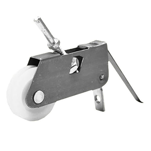 Straight Spring Tension Roller Assembly with 1 Inch Nylon Wheel for Sliding Screen Door - Straight Spring Tension Roller Assembly with 1 Inch Nylon Wheel for Sliding Screen Door