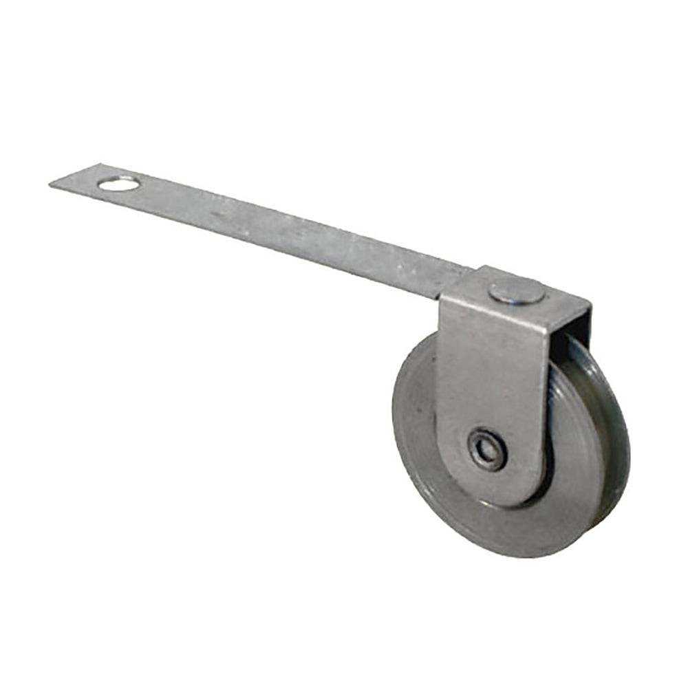 Straight Spring Tension Roller Assembly with 1 Inch Steel Wheel for Sliding Screen Door - Straight Spring Tension Roller Assembly with 1 Inch Steel Wheel for Sliding Screen Door