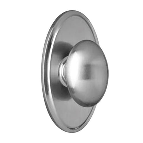 Weslock Impresa Oval Half Dummy Lock Satin Nickel Finish - Weslock Impresa Oval Half Dummy Lock Satin Nickel Finish