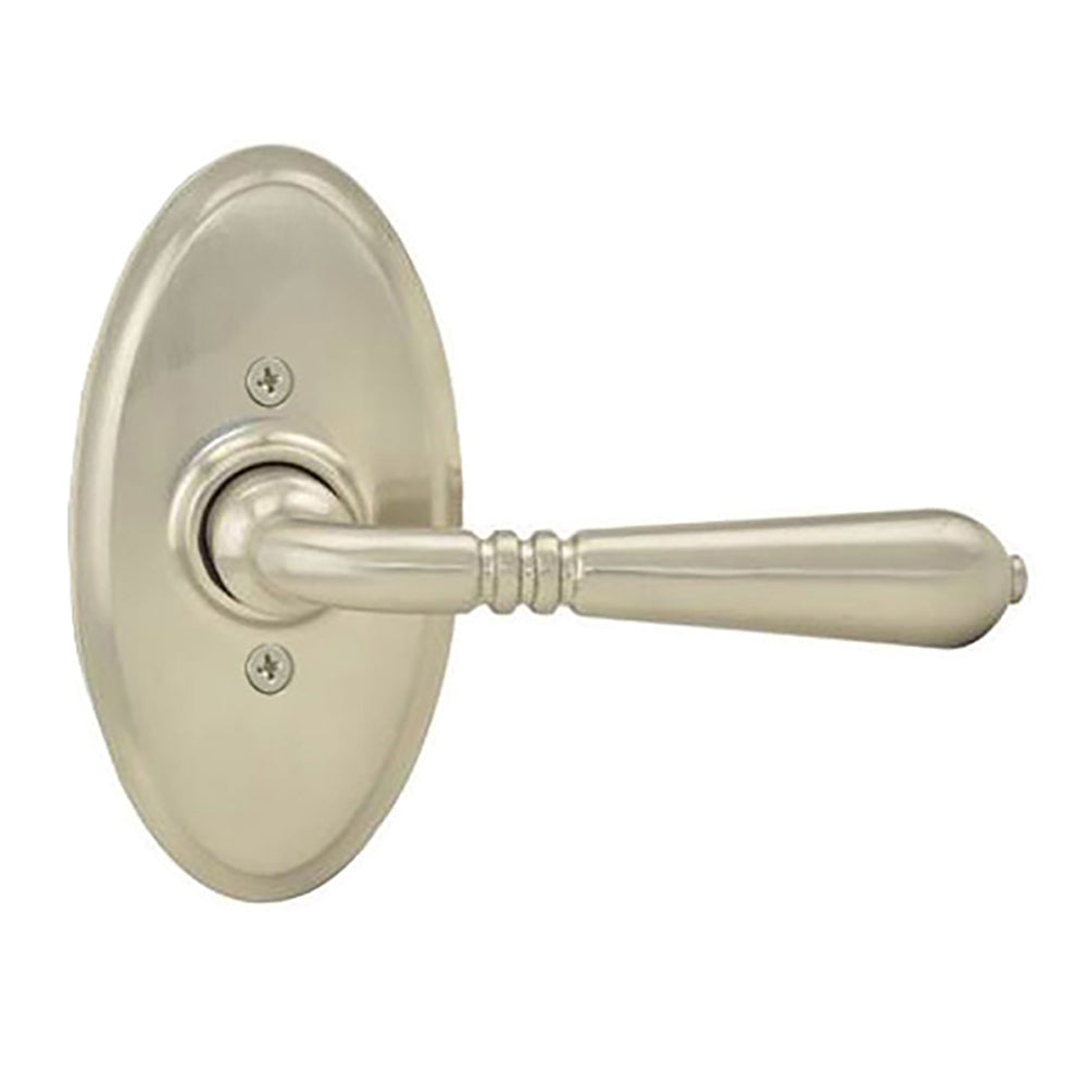 Weslock Dummy Door Handle Legacy Oval Half Dummy Door Lever Satin Nickel - Weslock Dummy Door Handle Legacy Oval Half Dummy Door Lever Satin Nickel