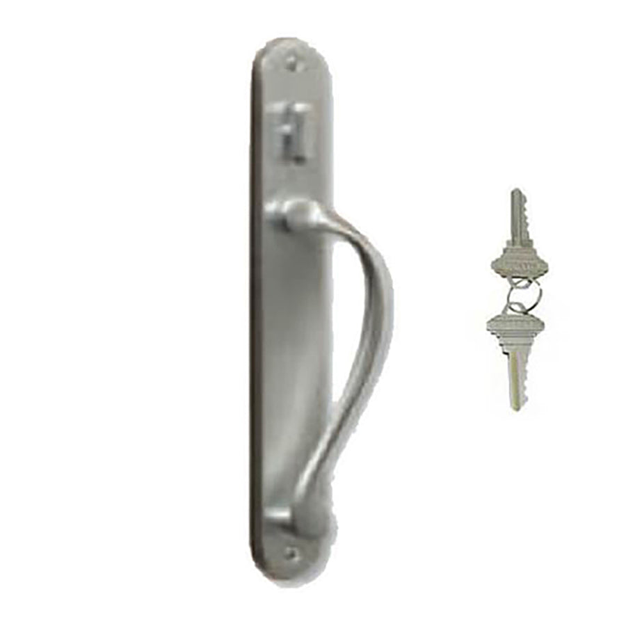 Marvin Active Keyed, Traditional Sliding Door Handle Trim - Polished  Chrome - Marvin Active Keyed, Traditional Sliding Door Handle Trim - Polished  Chrome