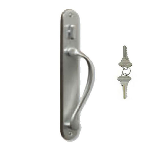 Marvin Active Keyed, Traditional Sliding Door Handle Trim - Polished  Chrome - Marvin Active Keyed, Traditional Sliding Door Handle Trim - Polished  Chrome