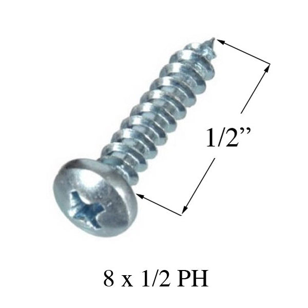 Screw # 8 X 1/2  Pan Head - Screw # 8 X 1/2  Pan Head