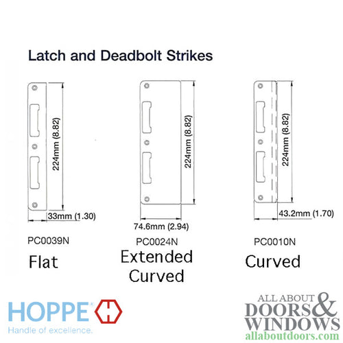 Hoppe Mortise Lock, 16mm, 70/92 Single Point Lock (SPL) 1