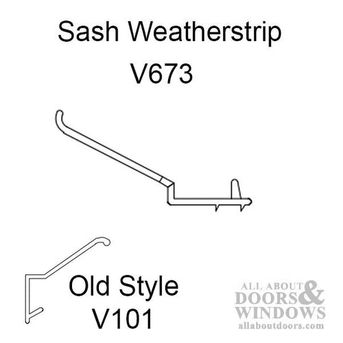 Marvin Casement Window, leaf  weather strip - Discontinued - Marvin Casement Window, leaf  weather strip - Discontinued