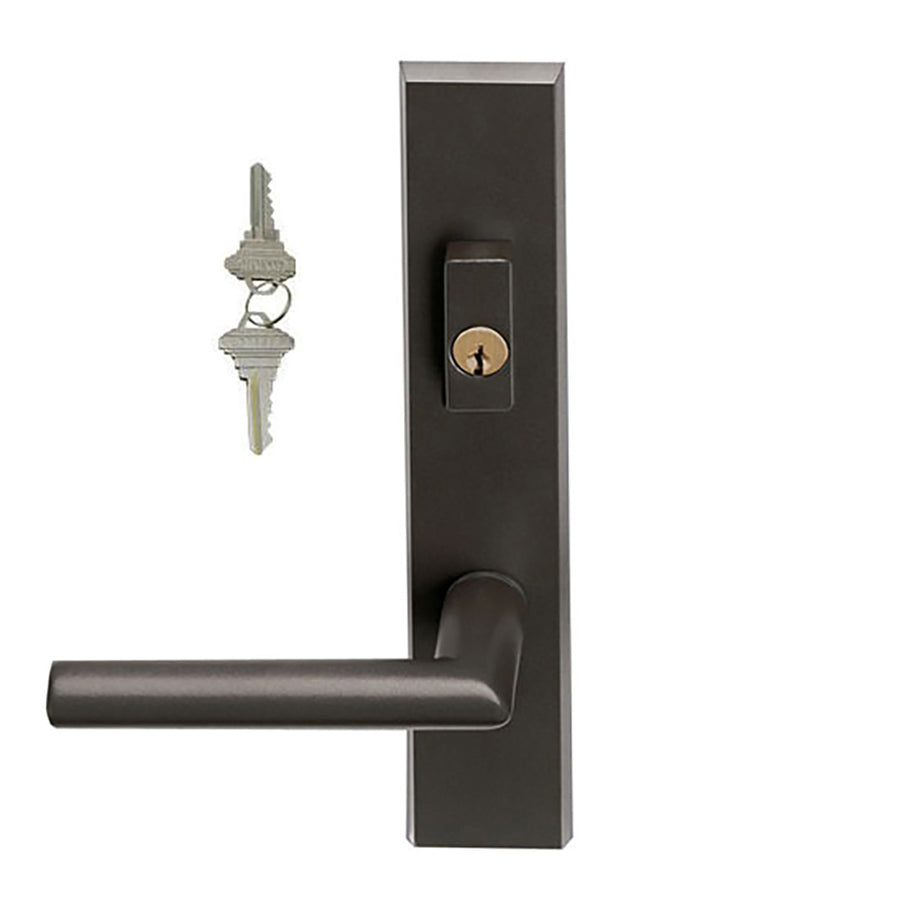 Marvin Contemporary Handle, Active Ultimate Hinged French Door- PVD Oil Rubbed Bronze - Marvin Contemporary Handle, Active Ultimate Hinged French Door- PVD Oil Rubbed Bronze
