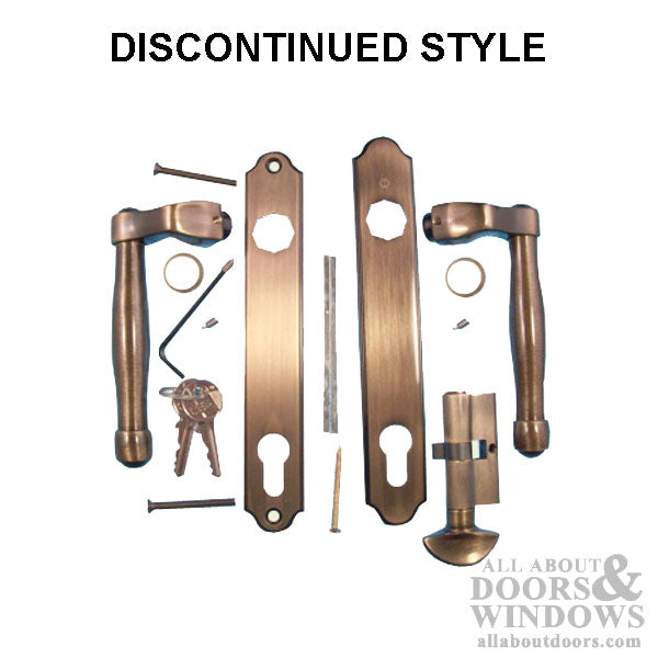 Fuhr L Type Handle Set for Sliding Patio Door Active Keyed - Fuhr L Type Handle Set for Sliding Patio Door Active Keyed