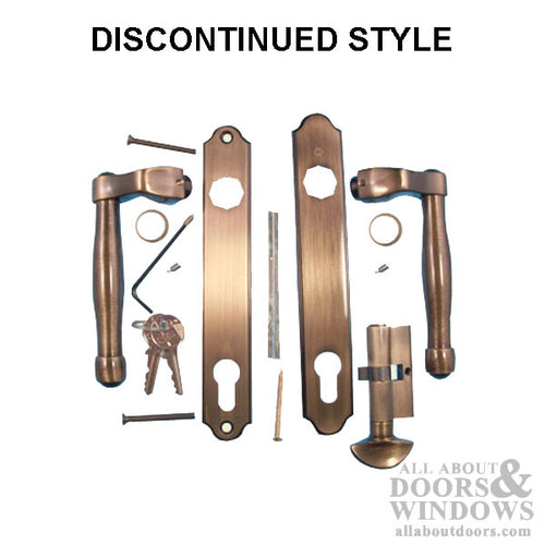 Fuhr L Type Handle Set for Sliding Patio Door Active Keyed - Fuhr L Type Handle Set for Sliding Patio Door Active Keyed