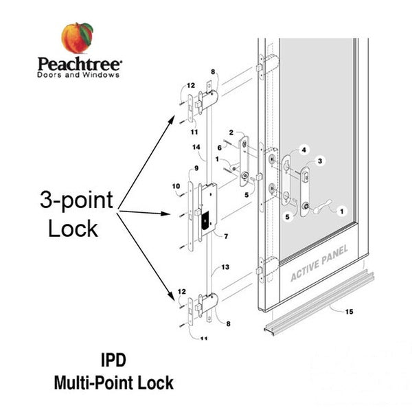 Citadel IPD Single Door Handles - Satin Nickel - Citadel IPD Single Door Handles - Satin Nickel