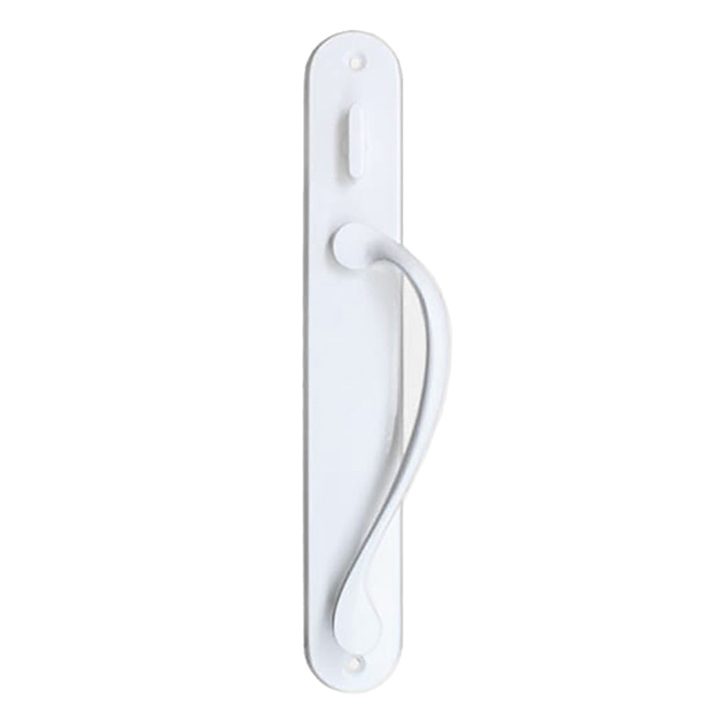 Marvin Active Non-Keyed, Traditional Wide Sliding Door Handle Trim - White - Marvin Active Non-Keyed, Traditional Wide Sliding Door Handle Trim - White