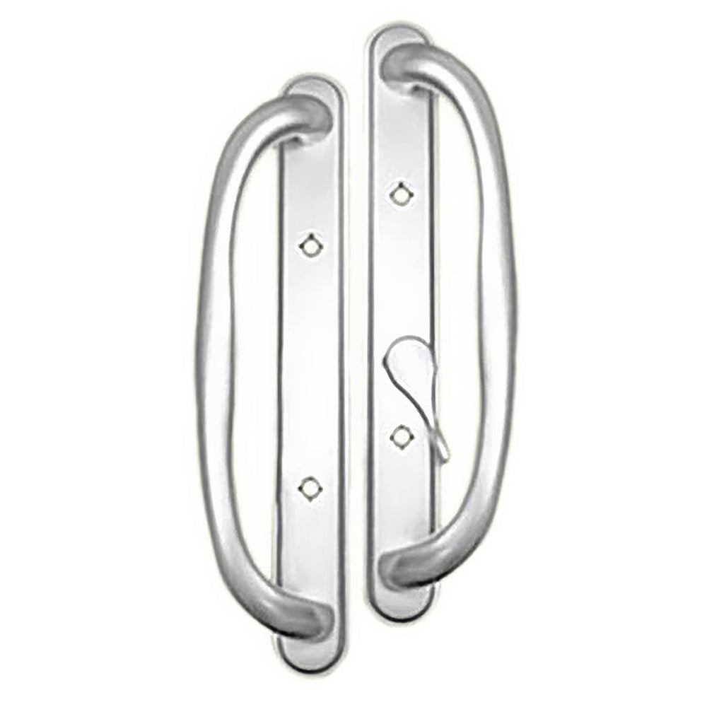Olympus Handle Set with Offset Thumb-turn for Sliding Glass Doors Non-Keyed Door Handle - Olympus Handle Set with Offset Thumb-turn for Sliding Glass Doors Non-Keyed Door Handle