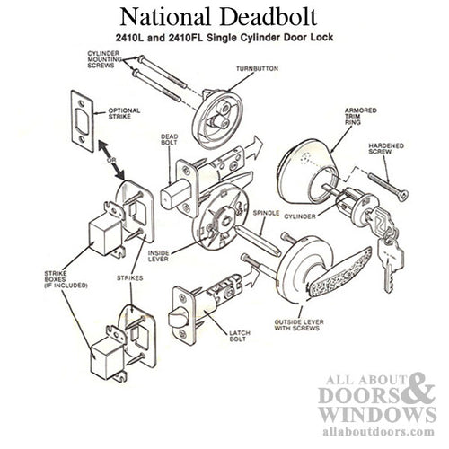 Discontinued National Lock Stubby Lever & Deadbolt with 2 Inch Backset -Antique Brass - Discontinued National Lock Stubby Lever & Deadbolt with 2 Inch Backset -Antique Brass