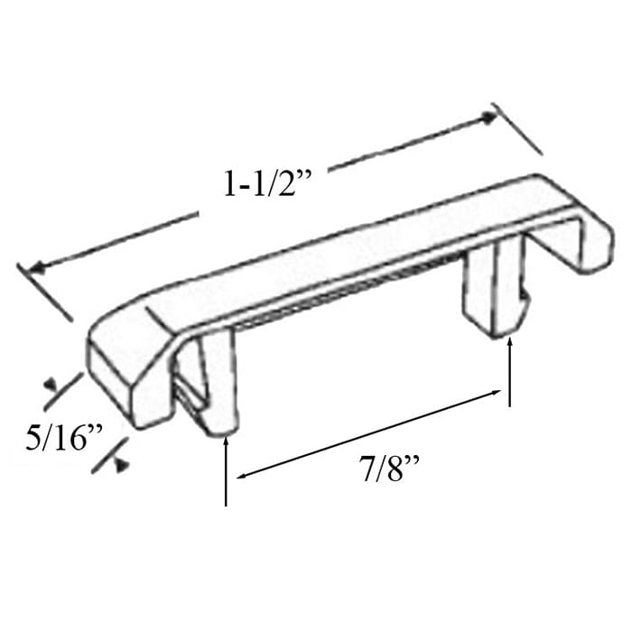 Weep Cover, No Flap, 1-1/2 inch length - Weep Cover, No Flap, 1-1/2 inch length