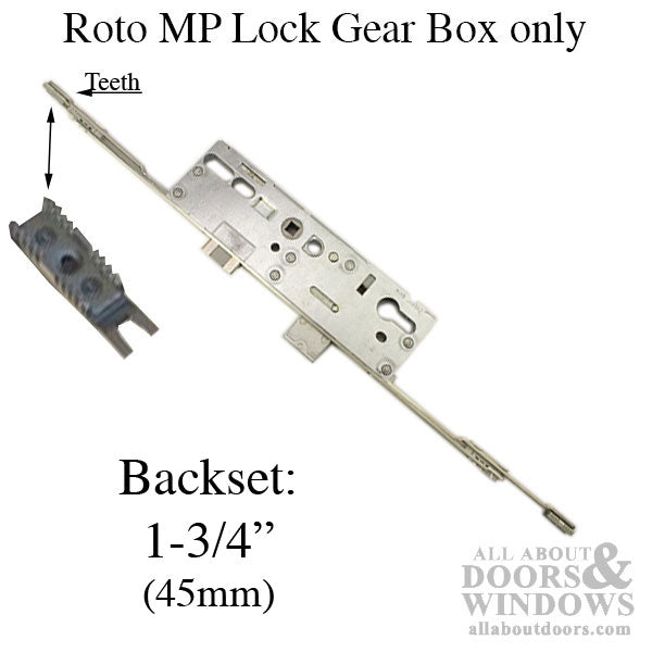 Roto Gear Box only New Style Replacement 45mm backset - Roto Gear Box only New Style Replacement 45mm backset