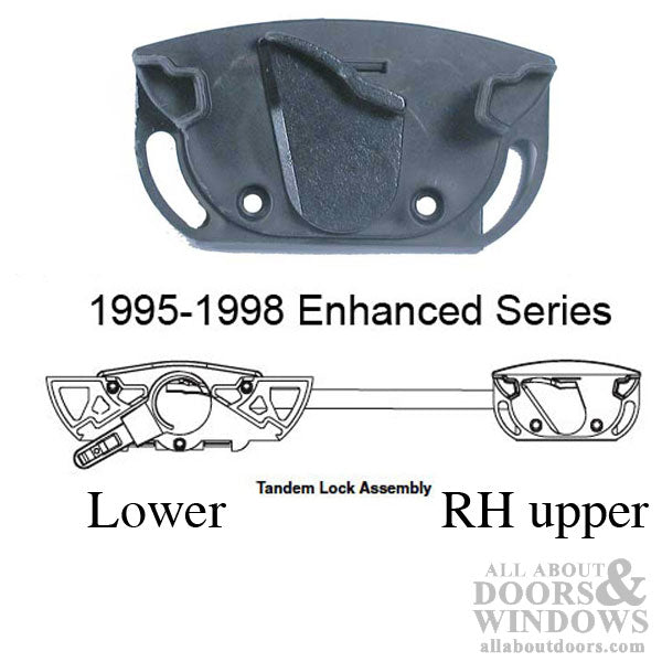 Andersen Enhanced Casement Upper Sash Lock, Right - Andersen Enhanced Casement Upper Sash Lock, Right