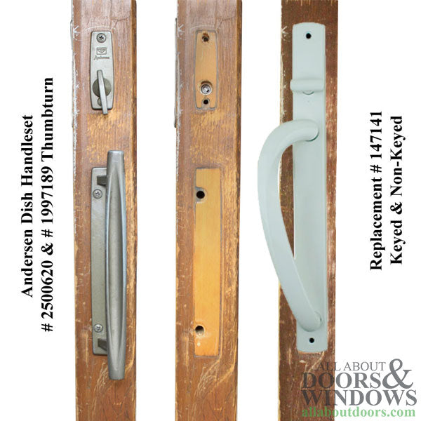 Truth Door Handle For Sliding Glass Doors Curved Top Keyed Handlset Choose Color - Truth Door Handle For Sliding Glass Doors Curved Top Keyed Handlset Choose Color