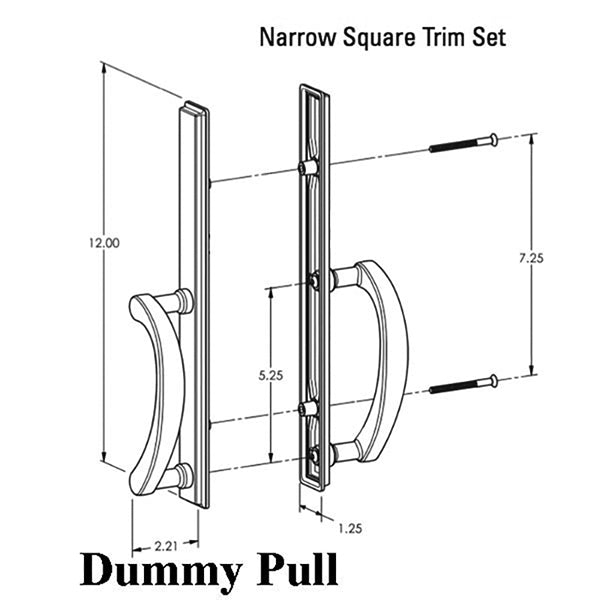 Ashland Dummy Door Handle For Sliding Doors Keyed Expression Dummy Sliding Door Handle - Ashland Dummy Door Handle For Sliding Doors Keyed Expression Dummy Sliding Door Handle