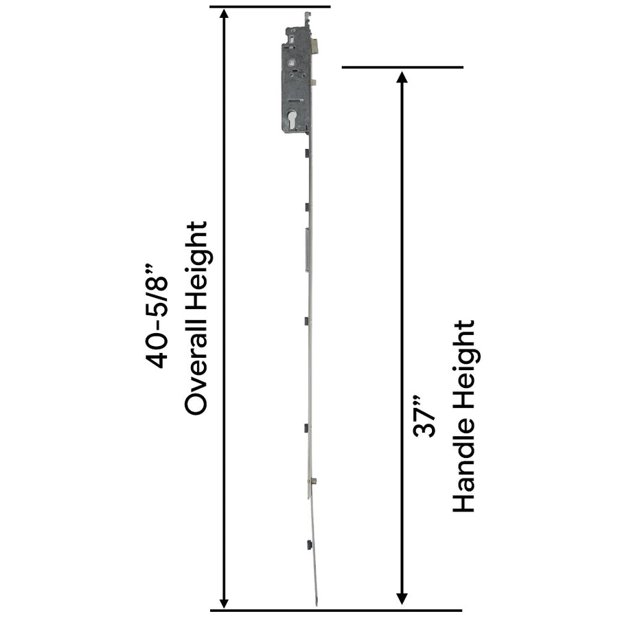 16mm Automatic 2 Roller Gear, 35/92, Roller at 29.53 Inch, 37 Inch Handle Height - 16mm Automatic 2 Roller Gear, 35/92, Roller at 29.53 Inch, 37 Inch Handle Height