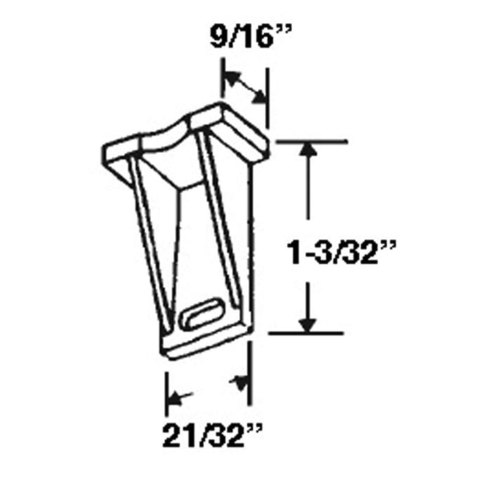 Top Sash Guide, Keller Aluminum Window - Top Sash Guide, Keller Aluminum Window