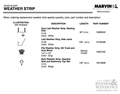 Marvin Weatherstrip For Casement Windows Bulb Weather Seal 2 Beige 74 Inch Strips - Marvin Weatherstrip For Casement Windows Bulb Weather Seal 2 Beige 74 Inch Strips
