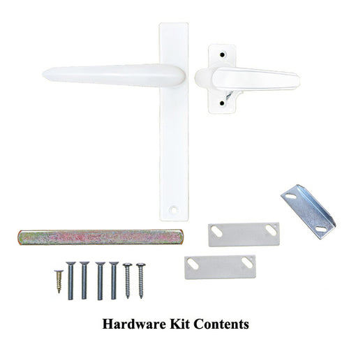 Surface Mount Handle with Night Lock, Storm Door Hardware Kit - Surface Mount Handle with Night Lock, Storm Door Hardware Kit