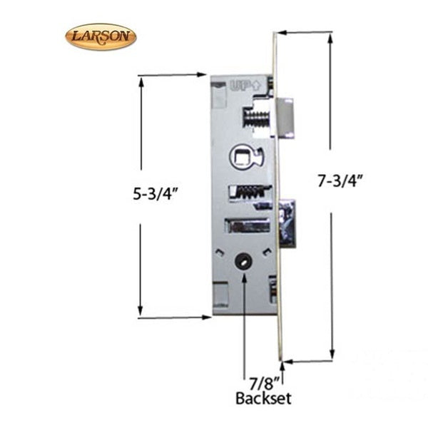 Larson Replacement Storm Door Kits with Trim & Mortise Lock - Larson Replacement Storm Door Kits with Trim & Mortise Lock