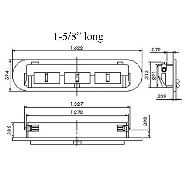 Weep Hole Cover with Flap 1.25in Slot weep Hole Cover For Double Hung Windows - Weep Hole Cover with Flap 1.25in Slot weep Hole Cover For Double Hung Windows