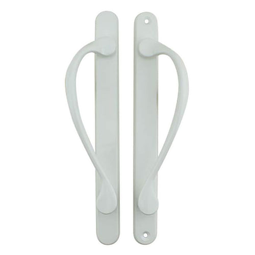 Marvin Inactive / Dummy Narrow Sliding Door Handle - White - Marvin Inactive / Dummy Narrow Sliding Door Handle - White