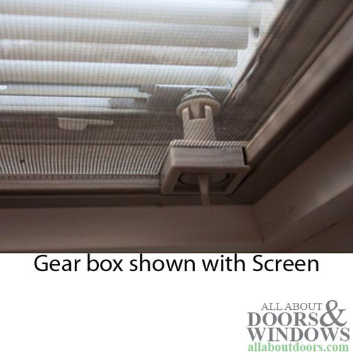 Pella Slim Shade (internal blinds) Gear Box Operator - Champagne - Pella Slim Shade (internal blinds) Gear Box Operator - Champagne