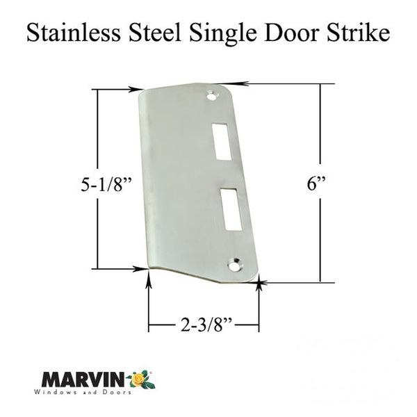 Marvin Jamb Strike Plate, Active Panel - Marvin Jamb Strike Plate, Active Panel