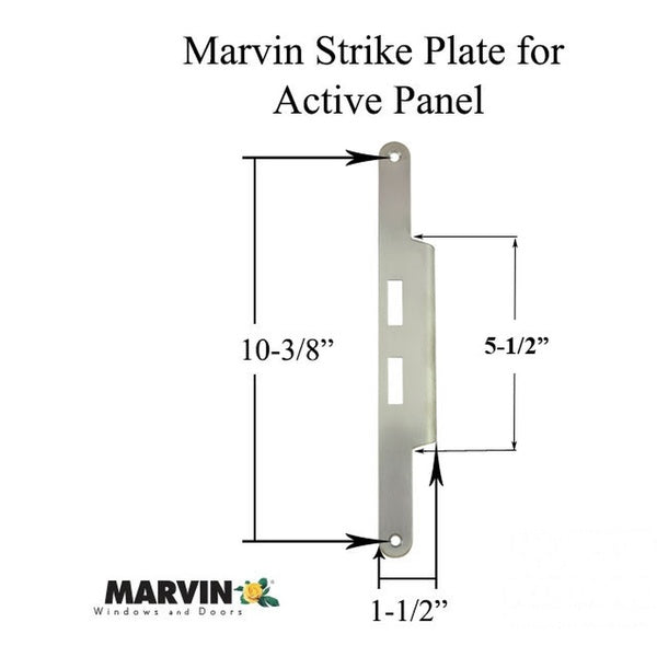 Marvin Active Strike Plate Panel Single Door Jamb - Marvin Active Strike Plate Panel Single Door Jamb